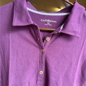 Croft & Barrow Rich Purple Polo Shirt